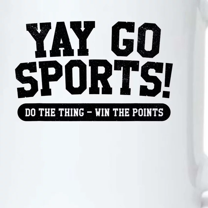 Funny Yay Go Sports Gift Funny Sports Gift Black Color Changing Mug