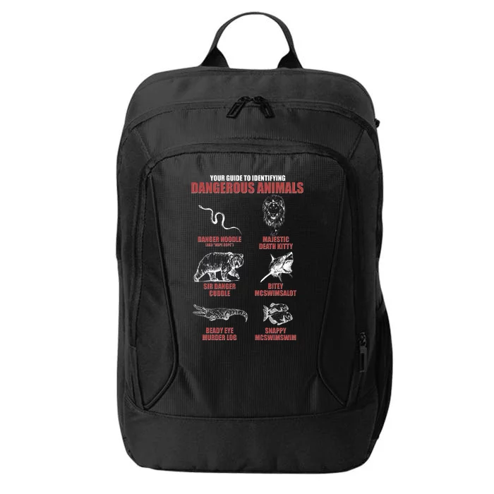 Funny Your Guide To Identifying Dangerous Animals City Backpack