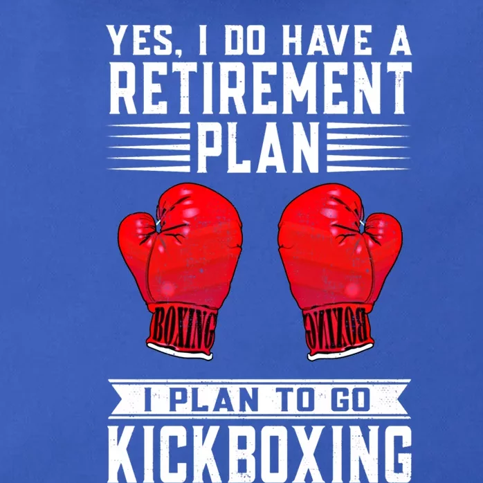 Funny Yes I Do Have A Retiret Plan Kickboxing Meaningful Gift Zip Tote Bag