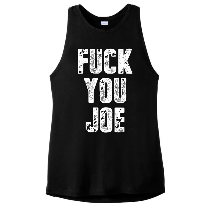 F*ck You Joe Ladies Tri-Blend Wicking Tank