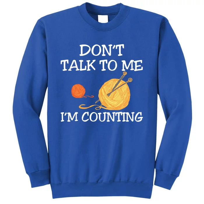 Funny Yarn Lovers I'm Counting 'S Crocheting Funny Gift Sweatshirt