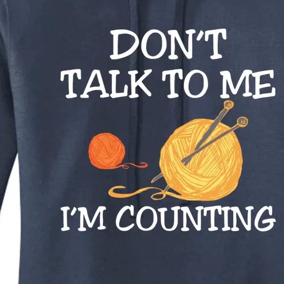 Funny Yarn Lovers I'm Counting 'S Crocheting Funny Gift Women's Pullover Hoodie