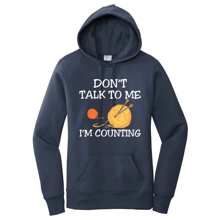 Funny Yarn Lovers I'm Counting 'S Crocheting Funny Gift Women's Pullover Hoodie