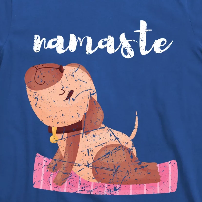 Funny Yoga Lover Dog Pose Spiritual Workout Namaste Funny Gift T-Shirt