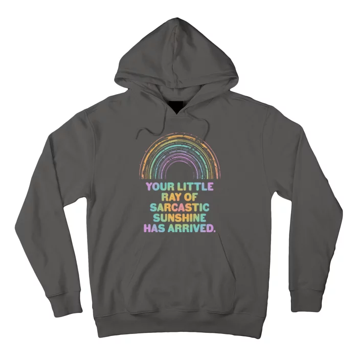 Funny Your Little Ray Of Sarcastic Sunshine Has Arrived Hoodie