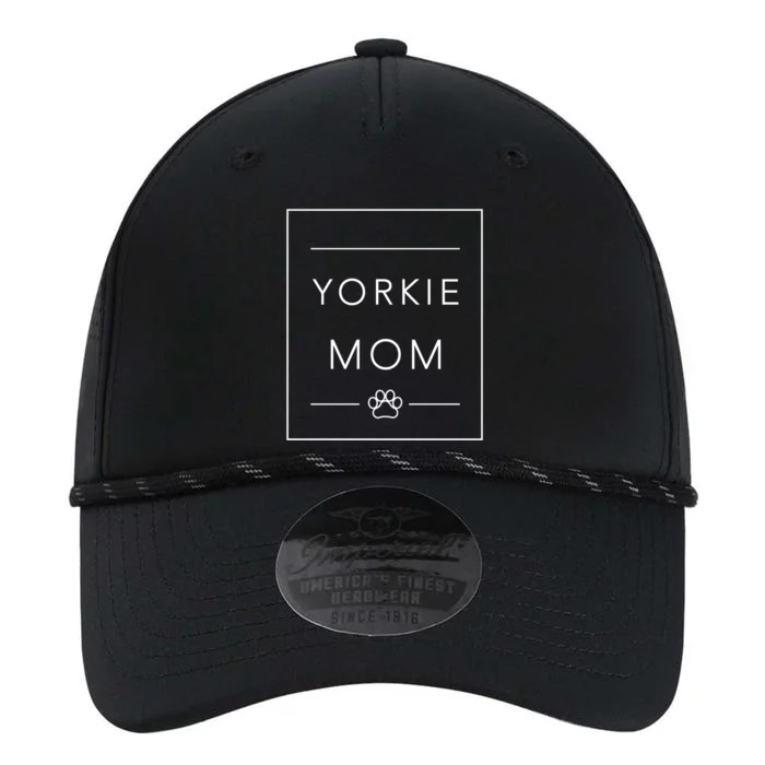 Funny Yorkie Lover Dog Mom Crewneck Yorkie Dog Mom Cute Gift Performance The Dyno Cap