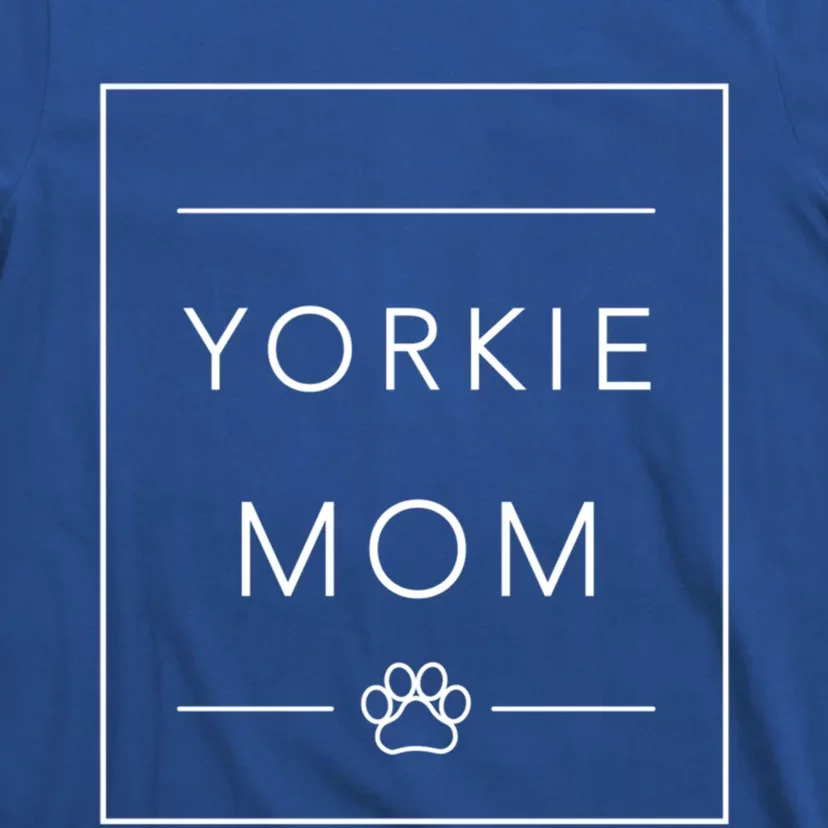 Funny Yorkie Lover Dog Mom Crewneck Yorkie Dog Mom Cute Gift T-Shirt