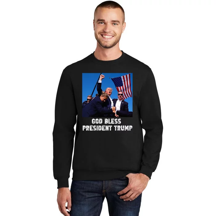 God bless President Trump, Donald Trump 2024 Sweatshirt