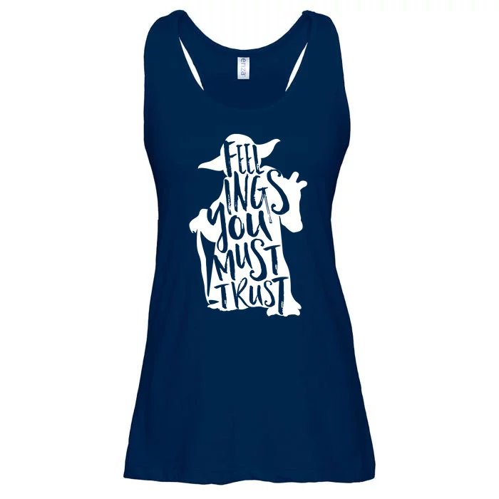 Feelings You Must Trust Ladies Essential Flowy Tank