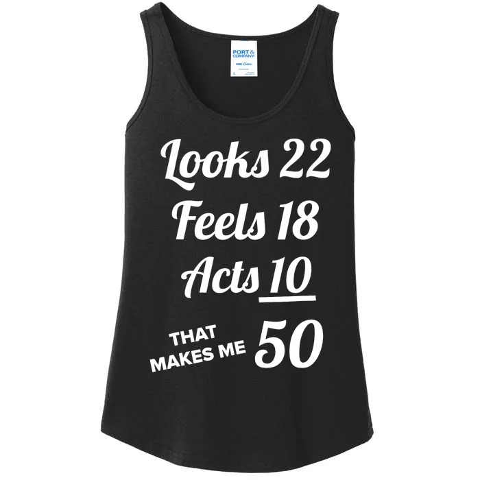 FIFTY YEARS OLD Birthday Present for 50 Year old Ladies Essential Tank