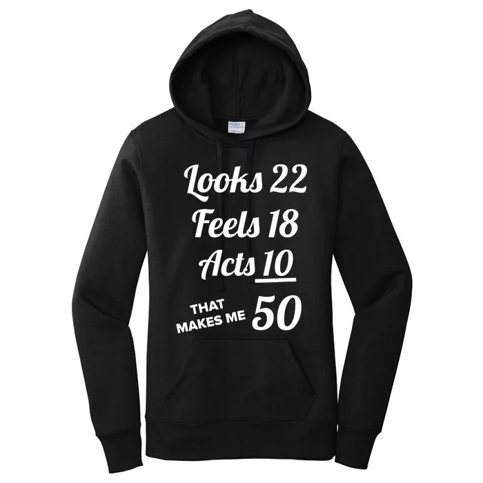 FIFTY YEARS OLD Birthday Present for 50 Year old Women's Pullover Hoodie