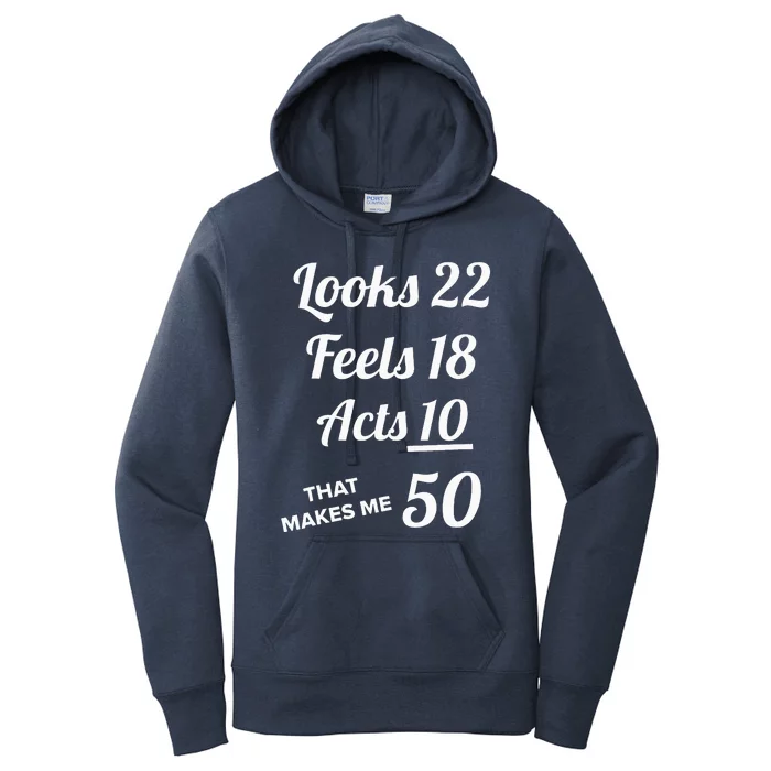 Fifty Years Old Birthday Present For 50 Year Old Women's Pullover Hoodie