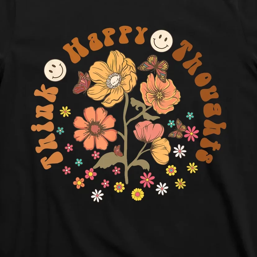 Funny Yellow Pink Happy Smiling Smile Face Daisy Flower Girl T-Shirt