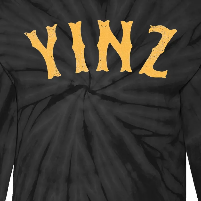 Funny Yinz Pittsburgh Pennsylvania Yinzer Souvenir Tie-Dye Long Sleeve Shirt