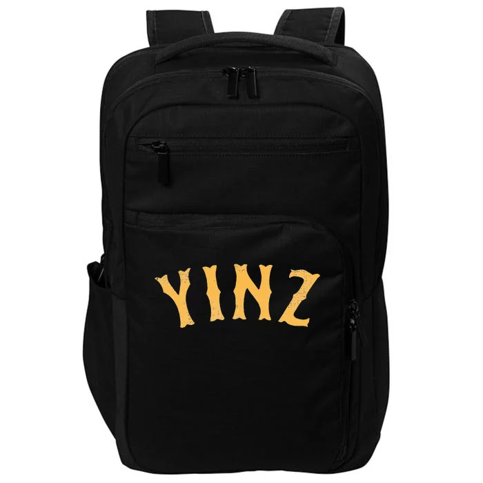 Funny Yinz Pittsburgh Pennsylvania Yinzer Souvenir Impact Tech Backpack