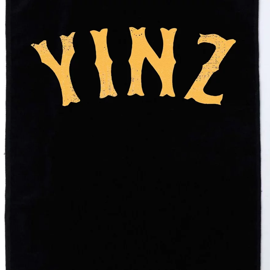 Funny Yinz Pittsburgh Pennsylvania Yinzer Souvenir Platinum Collection Golf Towel