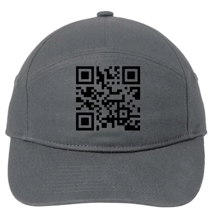 Fuck You Qr Code 7-Panel Snapback Hat