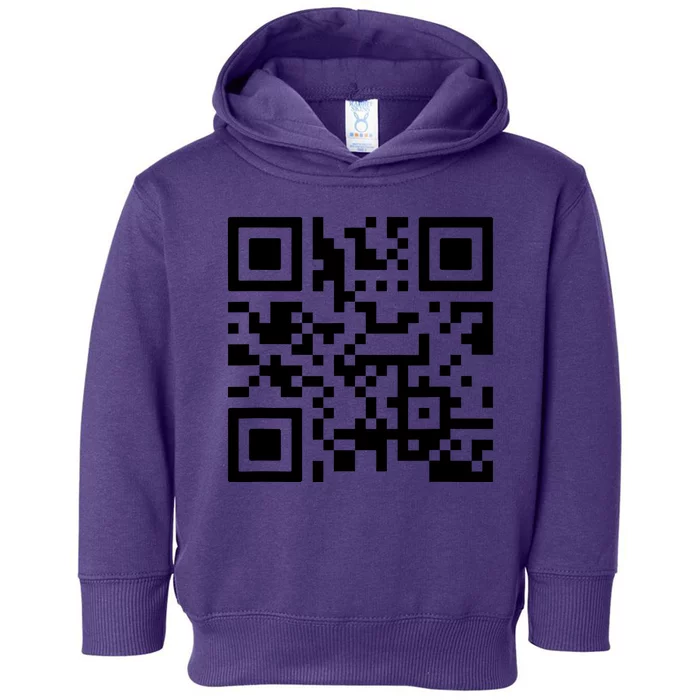 Fuck You Qr Code Toddler Hoodie