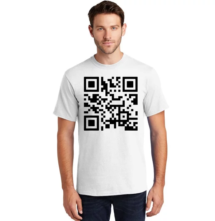 Fuck You Qr Code Tall T-Shirt