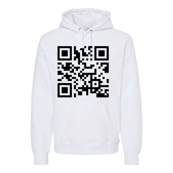 Fuck You Qr Code Premium Hoodie