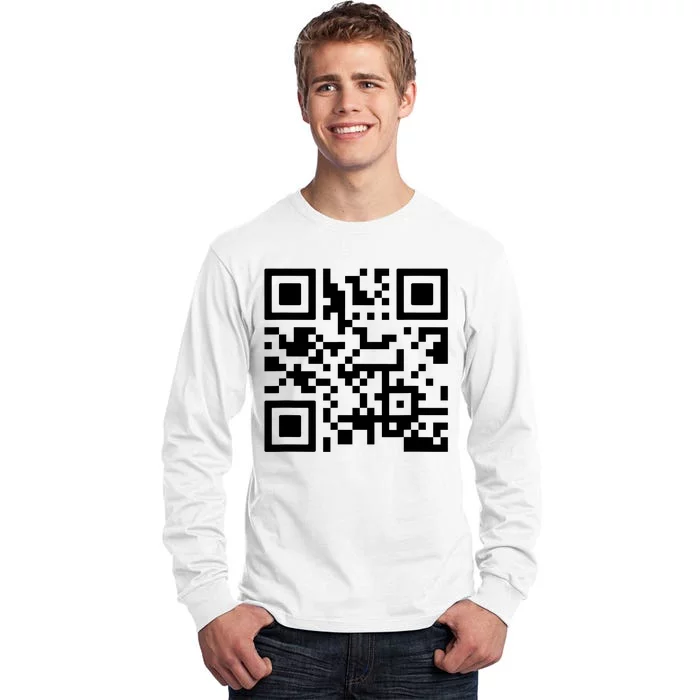 Fuck You Qr Code Tall Long Sleeve T-Shirt