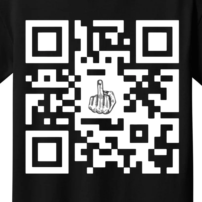 Fuck You Qr Code Kids T-Shirt