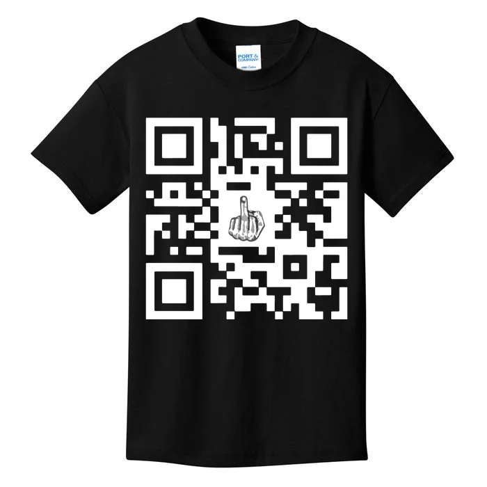 Fuck You Qr Code Kids T-Shirt