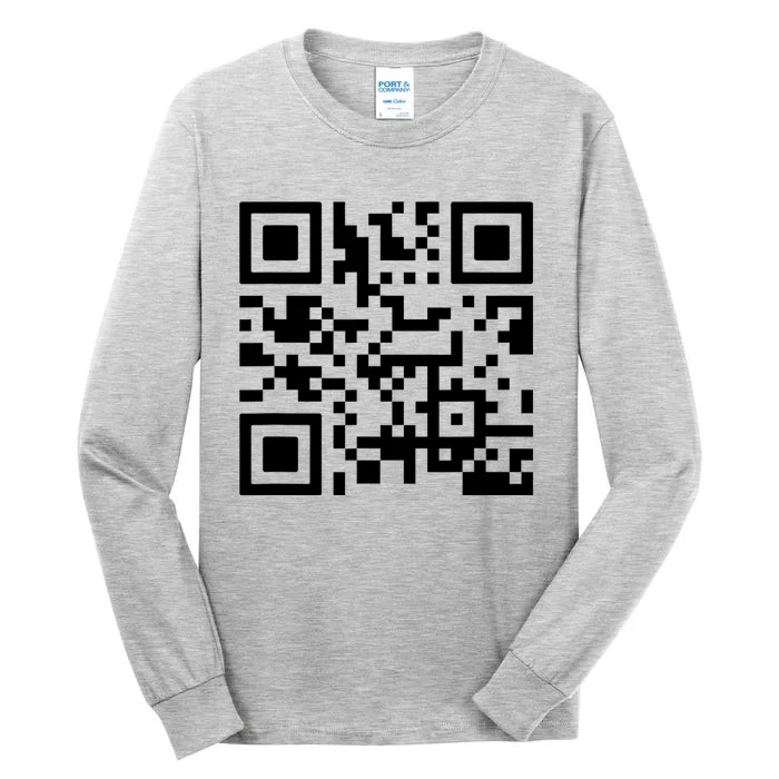 Fuck You Qr Code Tall Long Sleeve T-Shirt