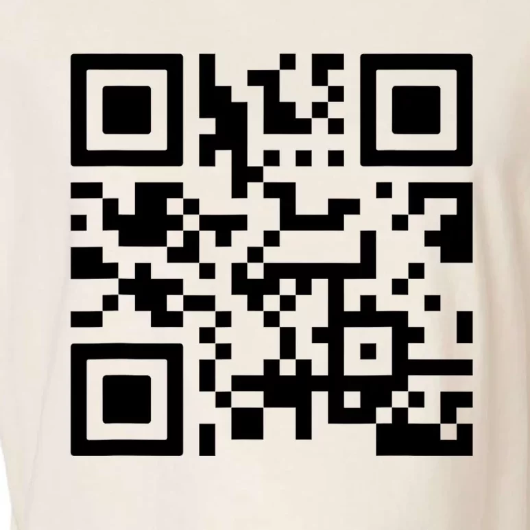 Fuck You Qr Code Garment-Dyed Women's Muscle Tee