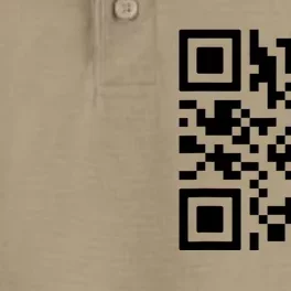 Fuck You Qr Code Dry Zone Grid Performance Polo