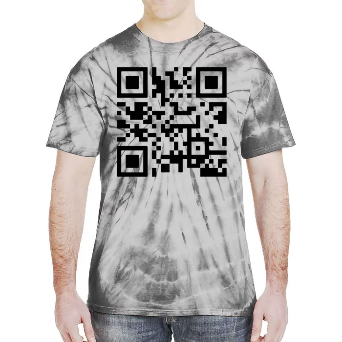 Fuck You Qr Code Tie-Dye T-Shirt