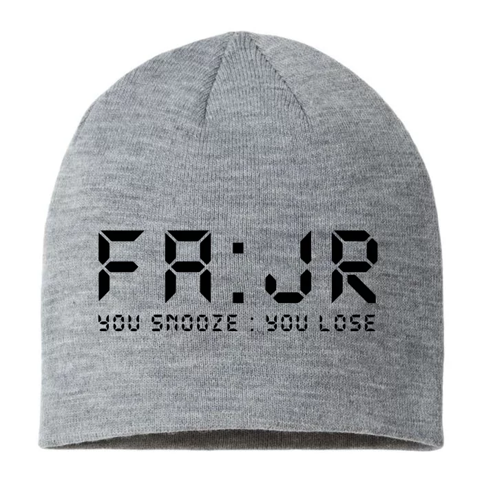 Fajr You Snooze You Lose Salah Pfajr You Snooze You Lose Salah Prayer Rayer 8 1/2in Sustainable Knit Beanie