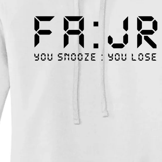 Fajr You Snooze You Lose Salah Pfajr You Snooze You Lose Salah Prayer Rayer Women's Pullover Hoodie