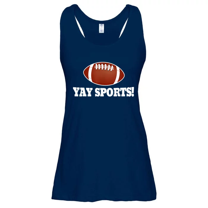 Funny Yay Sports Football Ladies Essential Flowy Tank