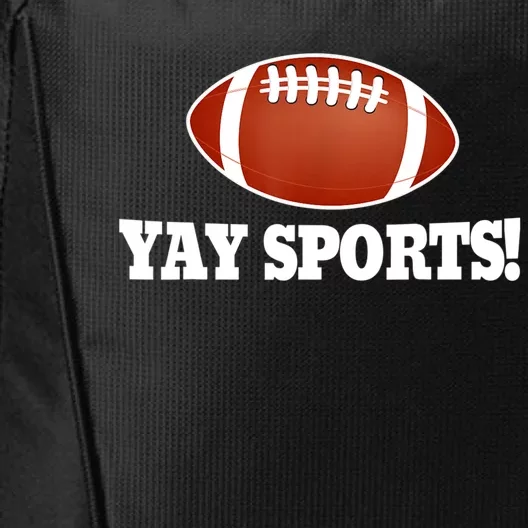 Funny Yay Sports Football City Backpack