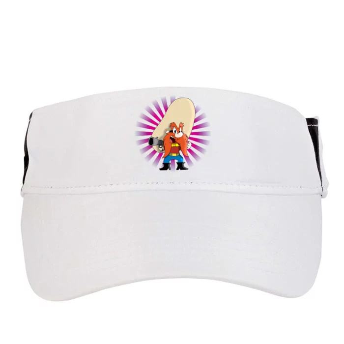 Funny Yosemite Sam Cartoon Lover Adult Drive Performance Visor