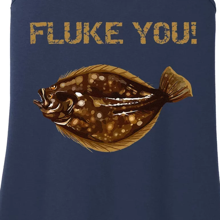 Fluke You! Summer Flounder Fishing Fluke Ladies Essential Tank