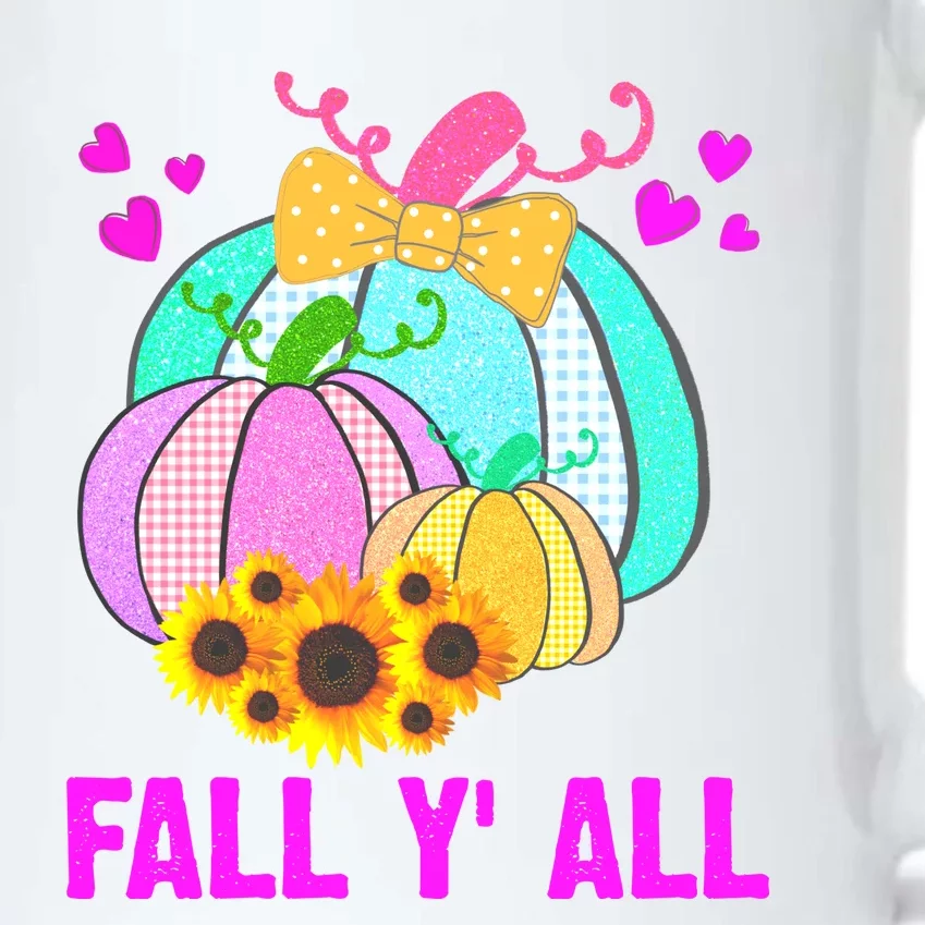 Fall Y'all Season Cute Gift For Her Black Color Changing Mug