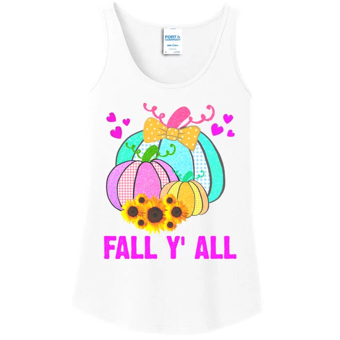 Fall Y'all Season Cute Gift For Her Ladies Essential Tank