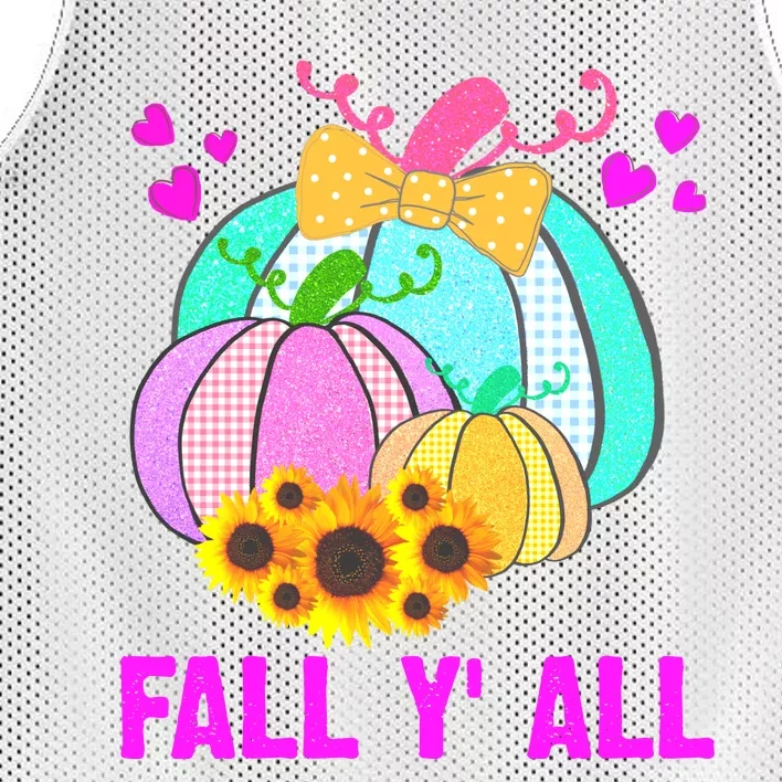 Fall Y'all Season Cute Gift For Her Mesh Reversible Basketball Jersey Tank