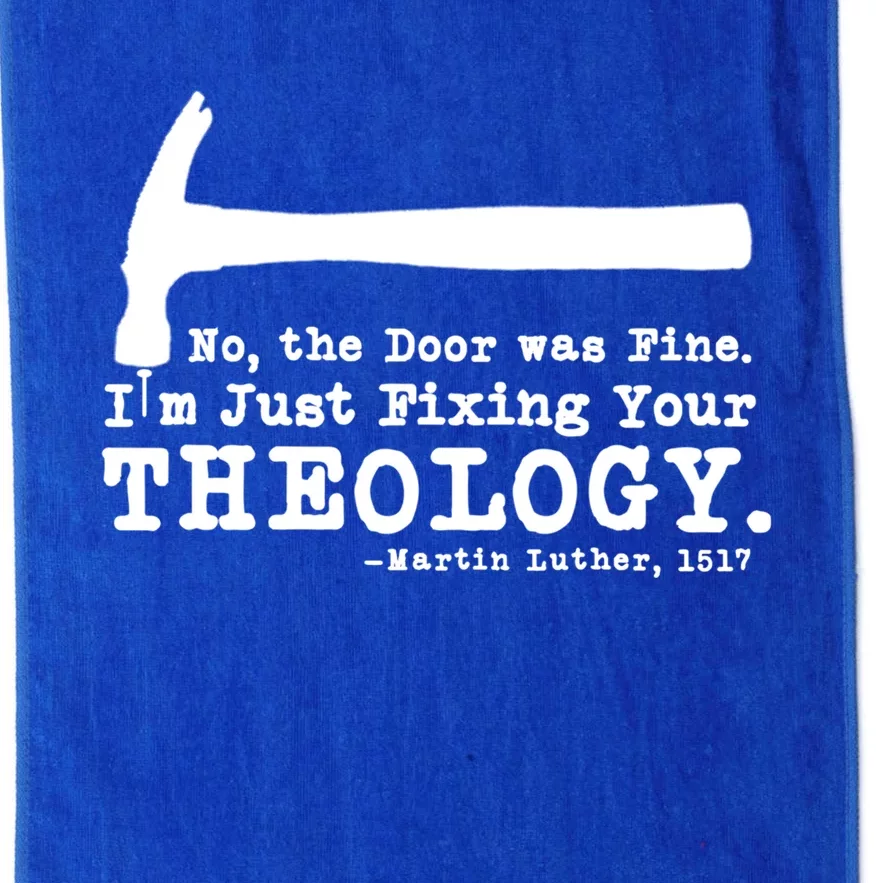 Fixing Your Theology Lutheran Calvinist Luther Christianity Gift Platinum Collection Golf Towel