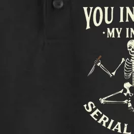 Funny Yoga  You Inspire My Inner Serial Killer Dry Zone Grid Performance Polo