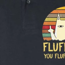 Fluff You You Fluffin' Fluff Funny Meow Cat Kitten Softstyle Adult Sport Polo