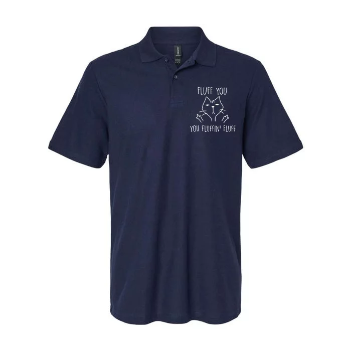 Fluff You You Fluffin Fluff Softstyle Adult Sport Polo