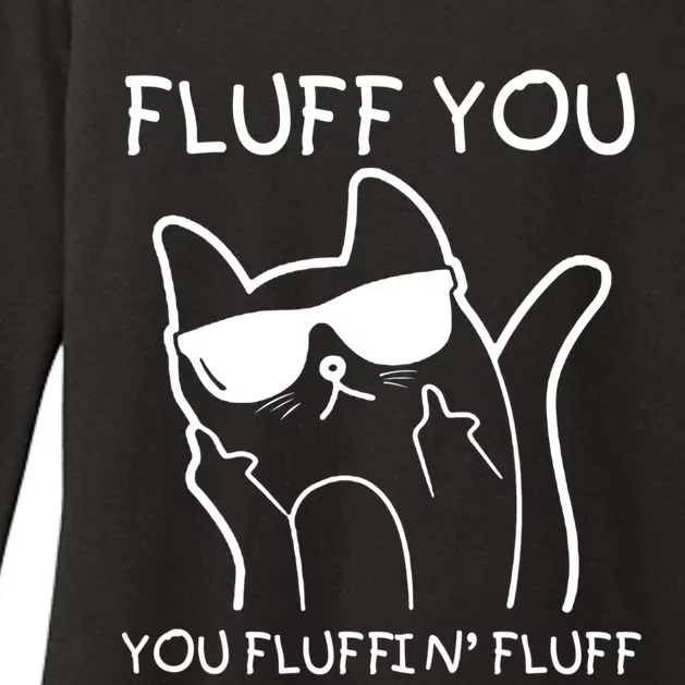 Fluff You You Fluffin' Fluff Womens CVC Long Sleeve Shirt