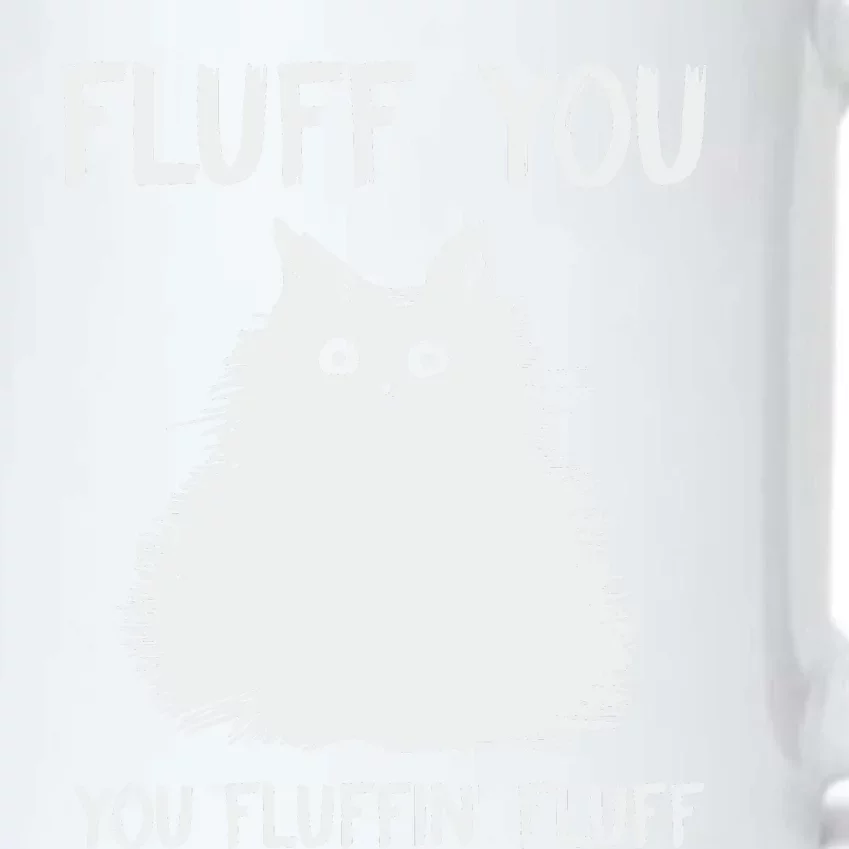 Fluff You  You Fluff In Black Color Changing Mug