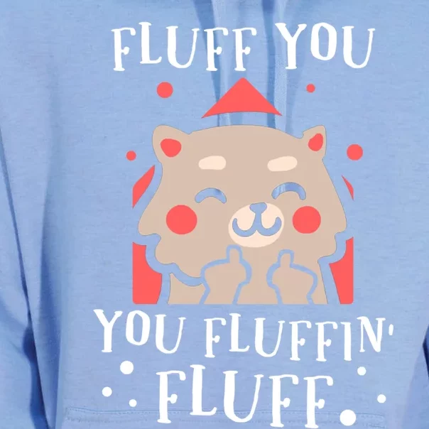 Fluff You! You Fluffin Fluff Gift Unisex Surf Hoodie