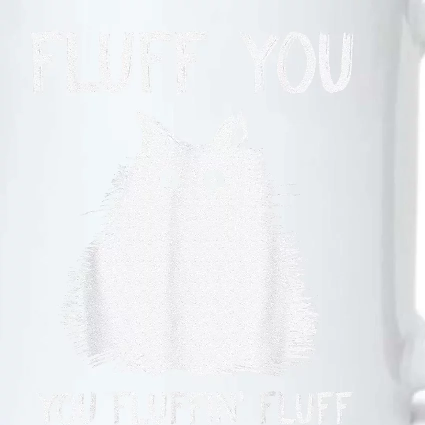 Fluff You YouFluffin Fluff Funny Cat Kitten Black Color Changing Mug