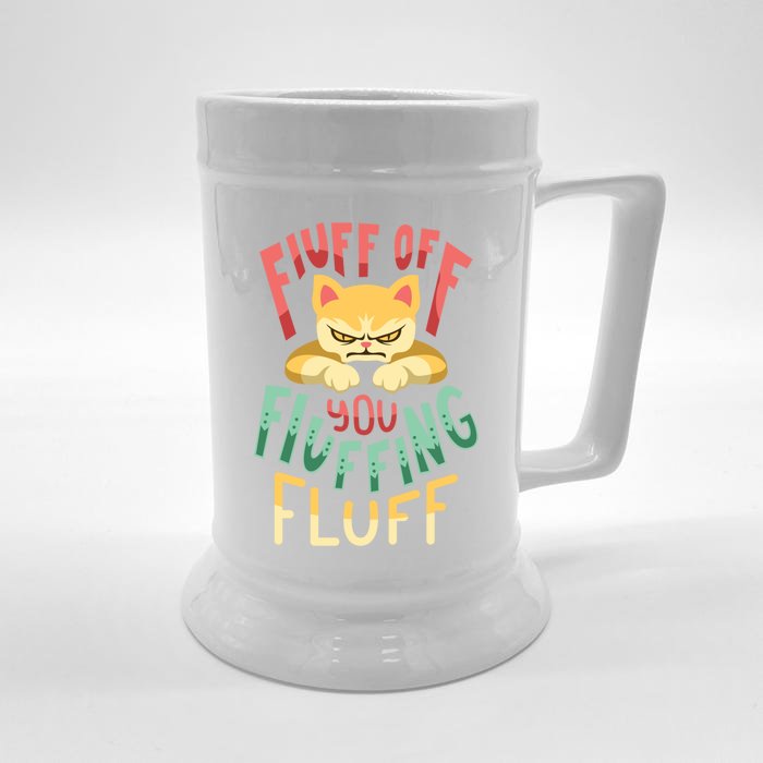 Fluff You You Fluffin Fluff Gift Front & Back Beer Stein