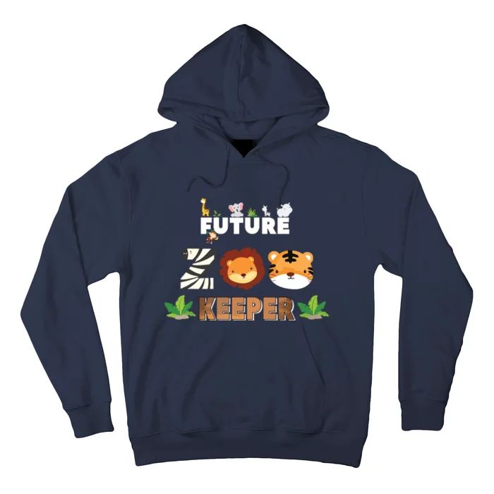 Future Zookeeper Animal Lover Safari Trip Zoo Keeper Costume Hoodie